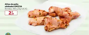 Alcampo Alitas De Pollo Abodobada Emcesa 460g oferta
