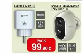 Milar Nchufe Ezviz T30 Camara Televigilancia Ezviz C3a Plus oferta