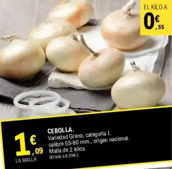 E.Leclerc Cebolla 2kg oferta