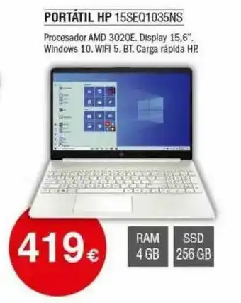 Milar Portátil Hp 15seq1035ns oferta