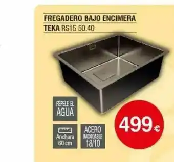 Milar Fregadero Bajo Encimera Teka oferta