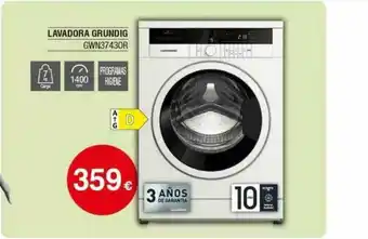 Milar Lavadora Grundig GWN37430OR oferta