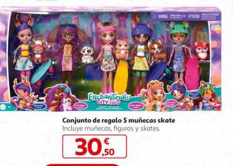 Alcampo Conjunto de regalo 5 muñecas skate oferta