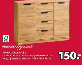 JYSK Aparador Jenslev oferta
