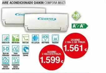 Milar Aire Acondicionado Daikin Comfora Multi oferta
