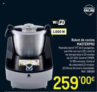 Makro Robot de cocina masterpro oferta
