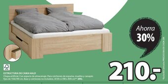 JYSK Estructura de Cama Hald oferta