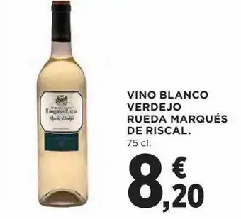 Hipercor Vino blanco verdejo rueda marqués de riscal oferta