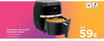 Hipercor Freidora sin aceite princess 183022 oferta