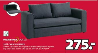 JYSK Sofa Cama Skillebekk oferta