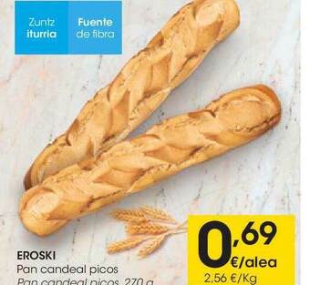 Eroski Eroski Pan Candeal Picos oferta