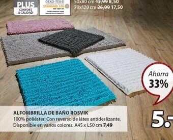 JYSK Alfombrilla de Bano Rosvik oferta
