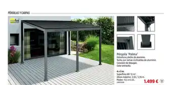 Bauhaus Pérgola Palma Sunfun oferta