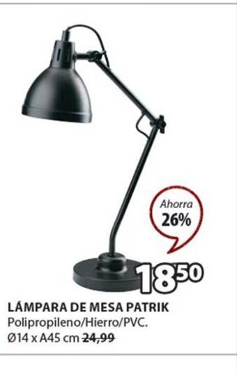 JYSK Lampara de Mesa Patrik oferta