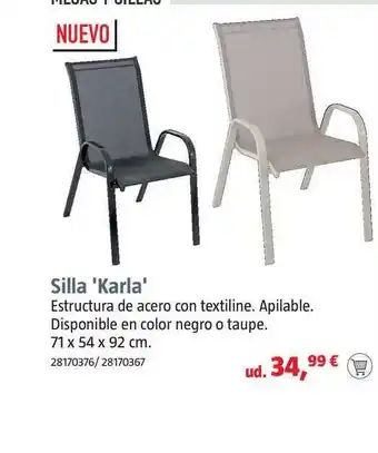 Bauhaus Silla Karla oferta