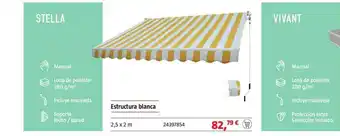 Bauhaus Estructura Blanca 2,5 x 2m oferta