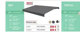 Bauhaus Estructura Negra oferta