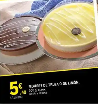 E.Leclerc Mousse De Trufa O De Limón 500g oferta