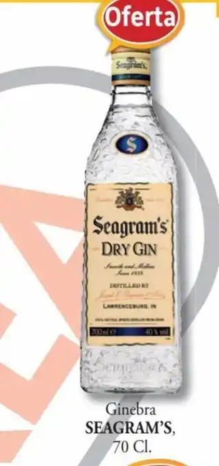 Cash Barea Ginebra Seagrams 70 cl. oferta