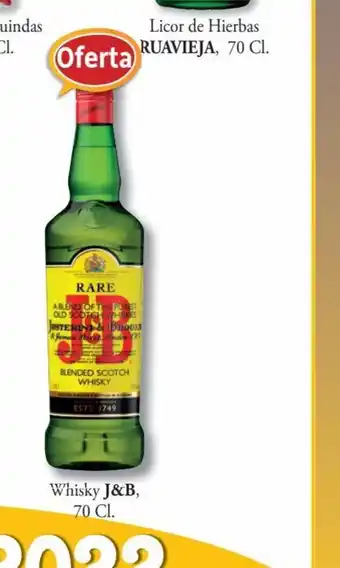 Cash Barea Whisky J&B oferta