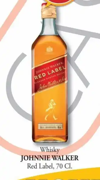 Cash Barea Whisky Johnie Walker RedLabel 70 cl. oferta