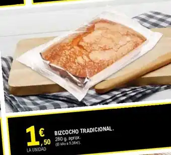 E.Leclerc Bizcocho Tradicional 280g oferta