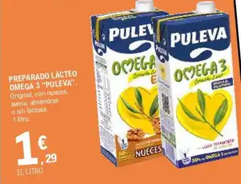 E.Leclerc "Puleva" Preparado Lècteo Omega 3 1L oferta