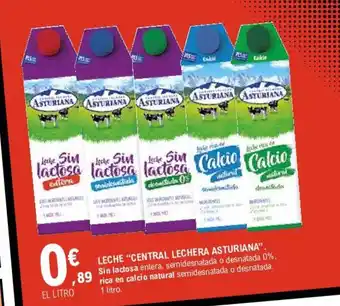 E.Leclerc "Central Lechera Asturiana" Leche 1L oferta