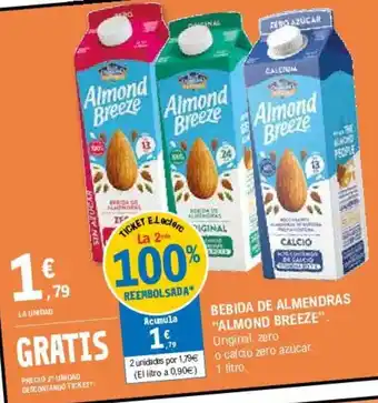 E.Leclerc "Almond Breeze" Bebida De Almendras 1L oferta