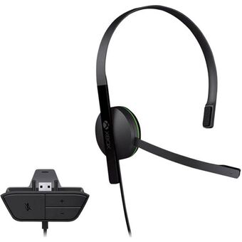 MediaMarkt Auriculares - microsoft s5v-00015 xbox one chat headset, de diadema,con cable, micrófono, negro oferta