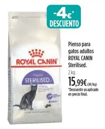 El Corte Inglés Pienso Para Gatos Adultos Royal Canin Sterilised oferta