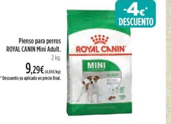 El Corte Inglés Pienso Para Perros Royal Canin Mini Adult oferta