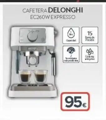 Tien 21 Cafetera Delonghi EC260W Expresso oferta