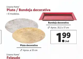 Lidl Plato Bandeja Decorativa oferta