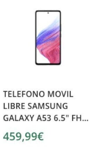 PCBox Telefono Movil Libre Samsung Galaxy A53 6.5" FH oferta