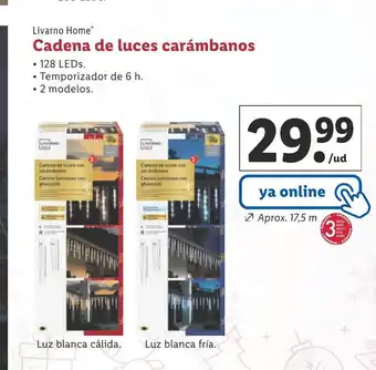 Lidl Cadena de Luces Carambanos oferta