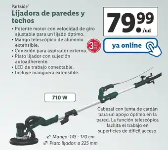 Lidl Lijadora de Paredes y Techs oferta