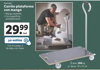 Lidl Carrito Plataforma Con Mango oferta