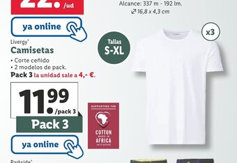 Lidl Camisetas oferta