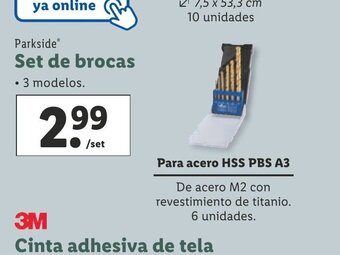 Lidl Set de Brocas oferta