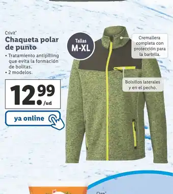 Lidl Chaqueta Polar de Punto oferta