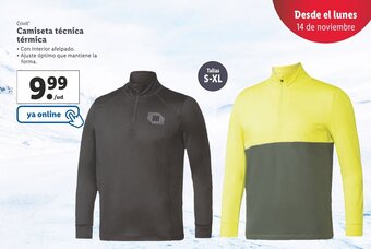 Lidl Camiseta Técnica Térmica oferta