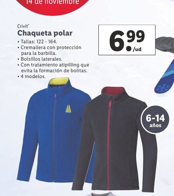 Lidl Chaqueta Polar oferta