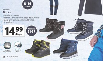 Lidl Botas oferta