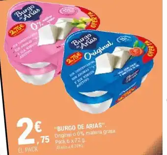E.Leclerc "Burgo De Arias" 6 x 72g oferta
