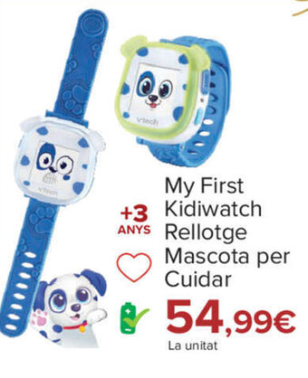 Carrefour My First Kidiwatch Rellotge Mascota Per Cuidar oferta