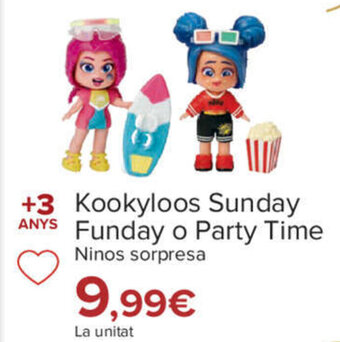 Carrefour Kookyloos Sunday Funday o Party Time oferta