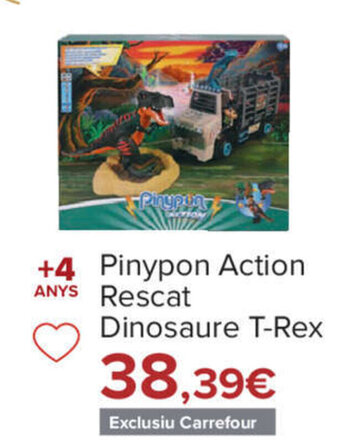 Carrefour Pinypon Action Rescat Dinosaure T-Rex oferta