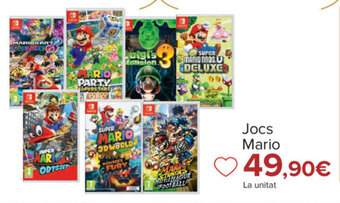 Carrefour Jocs Mario oferta