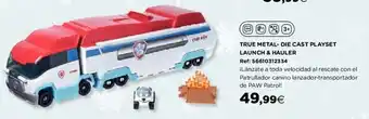 Hipercor True Metal-Die Cast Playset Launch & Hauler oferta